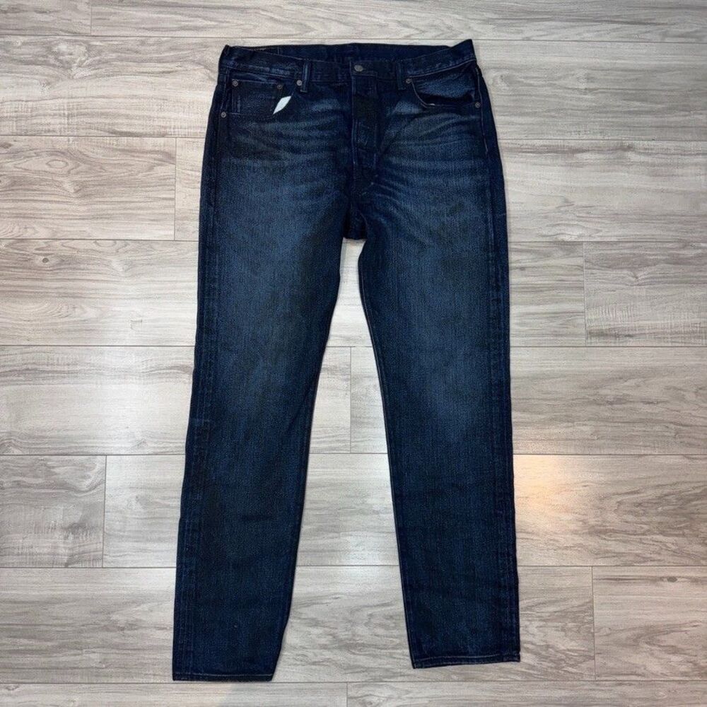 Levi's 501 CT Dark Wash Jeans Men 36x34 Straight Taper Button Fly NWOT